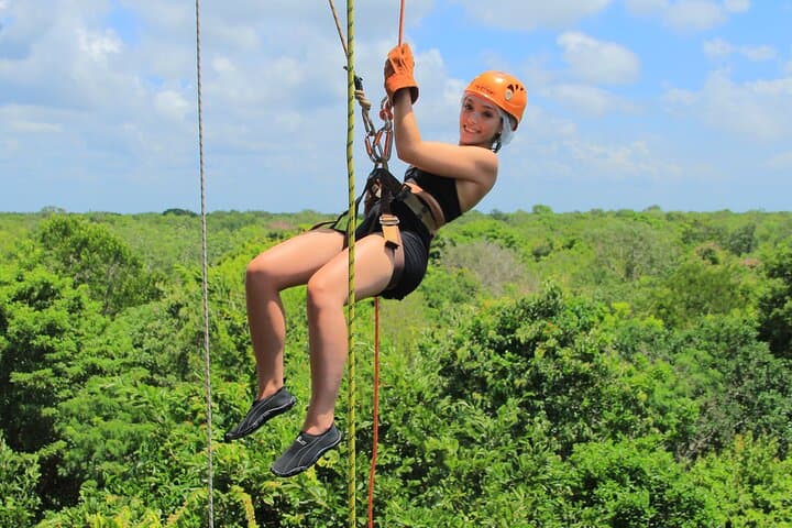 Tulum Ruins to Jungle: Snorkel, Zipline & Rappel Adventure photo 6
