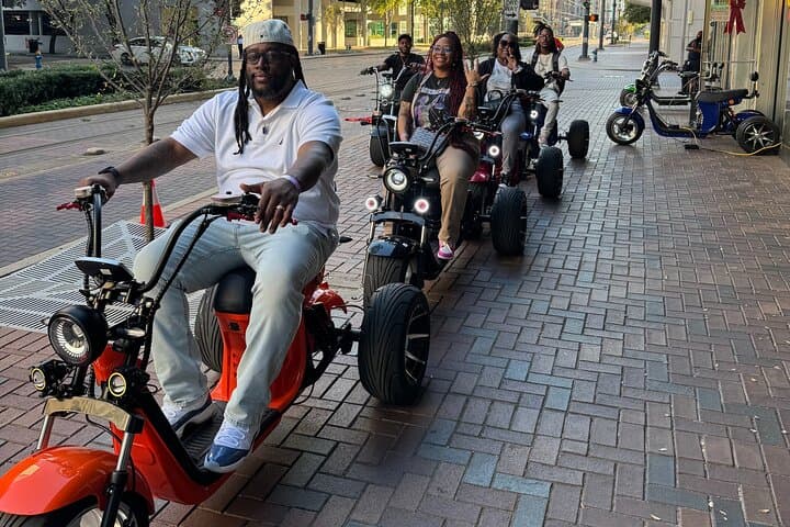 Cruise Downtown Houston on a Premium 2-Seater Trike — Self-Guided Tour