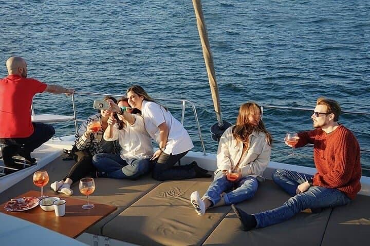 Barcelona Catamaran Cruise: Two-Hour Sail with Drink and Local Tapa photo 1