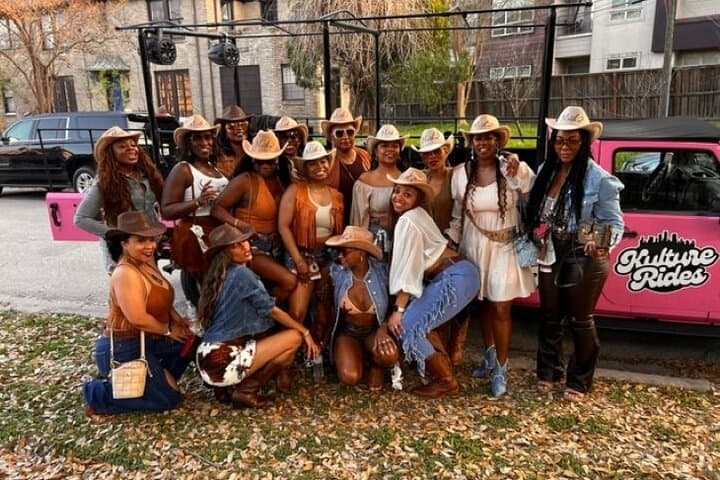 Pink Party Jeep Tour in 3rd Ward HTX — Open-Air Jeep Party Through Houston's Historic Streets