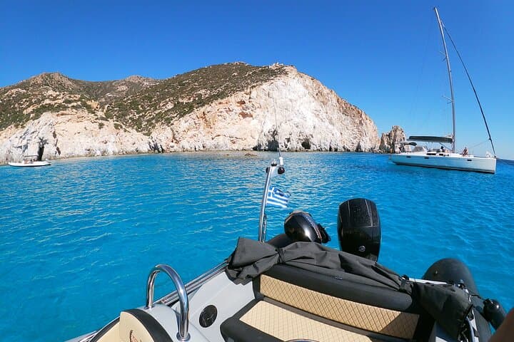 Private Boat Tour to Polyaigos — Swim Kalogeros Bay & See the Lighthouse from Sifnos photo 4