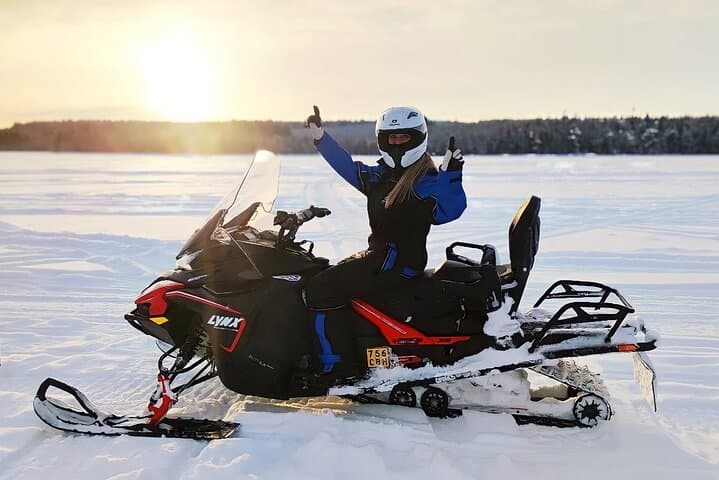 Drive 2025 Snowmobiles on a Rovaniemi Arctic Safari with Lakeside BBQ photo 1