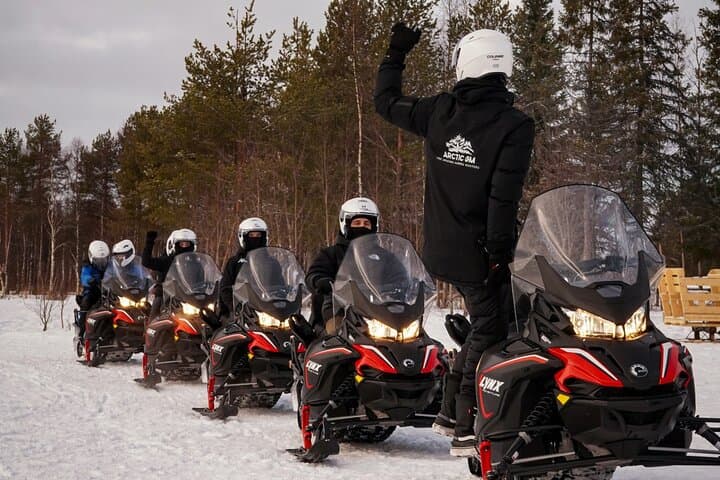 Drive 2025 Snowmobiles on a Rovaniemi Arctic Safari with Lakeside BBQ photo 4
