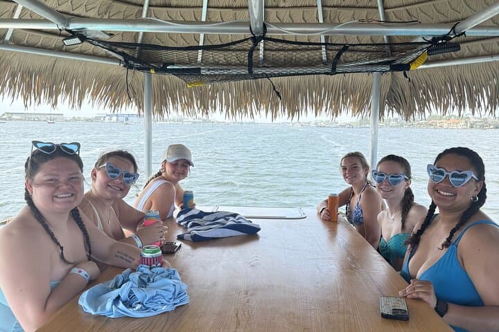 Escape to Shell Island: Private 3-Hour Tiki Boat Tour from Panama City Beach photo 2