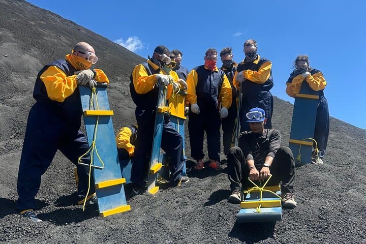 Cerro Negro Volcano Boarding: Private Sandboard Adventure from León