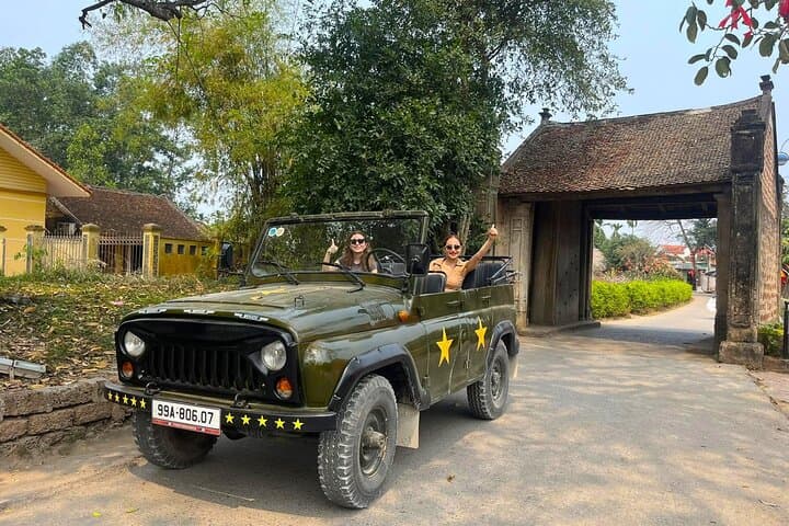 Duong Lam Ancient Village Jeep Tour from Hanoi: Rice Fields, Temples & Home Visits photo 6