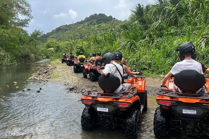 St Lucia ATV Tour: Waterfall, Plantation, Beach & Rum Distillery Adventure photo 2