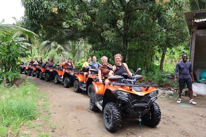 St Lucia ATV Tour: Waterfall, Plantation, Beach & Rum Distillery Adventure