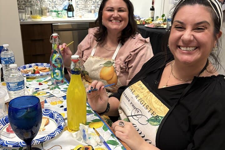 Make Limoncello and Paint Bottles: Austin Amalfi-Style Workshop photo 4