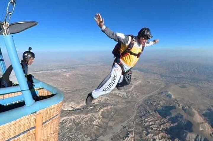Hot Air Balloon Skydive Over Cappadocia's Fairy Chimneys