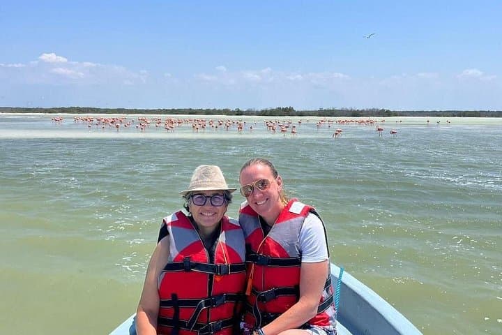 Rio Lagartos Private Boat Tour: Flamingos, Crocs & Mayan Mud Bath photo 5