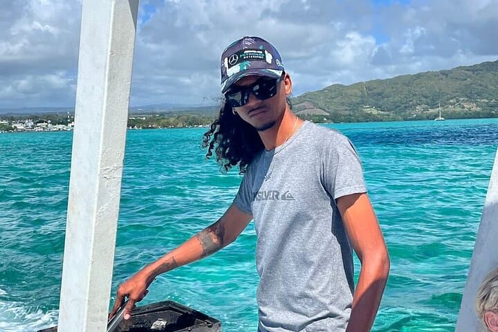 Full-Day Catamaran to Ile aux Cerfs: Snorkel Lagoons, Waterfalls & BBQ photo 2