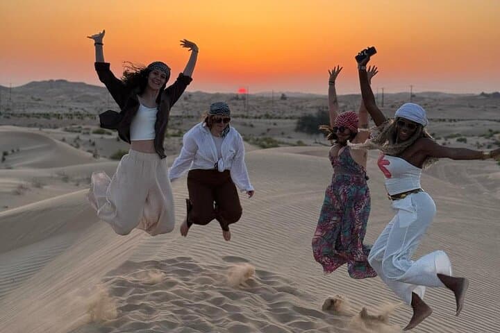 Private Abu Dhabi Desert Safari: Dune Bashing, Camel Ride & Bedouin Dinner Experience photo 2