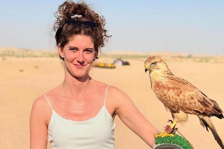 Private Abu Dhabi Desert Safari: Dune Bashing, Camel Ride & Bedouin Dinner Experience photo 3