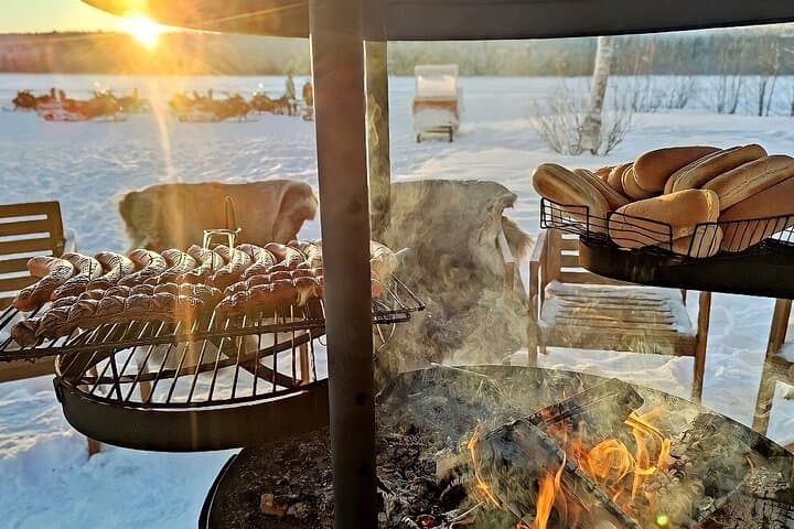 Rovaniemi Ice Fishing on Private Lakefront with BBQ Experience photo 5