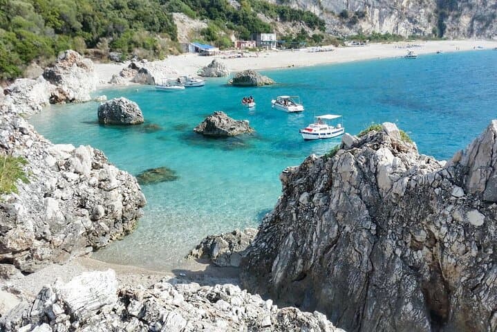 Sarandë to Kroreza Beach: Boat Tour & Snorkeling Along the Albanian Riviera