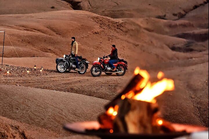 Agafay Desert Sunset Camel Ride with Berber Dinner near Marrakech