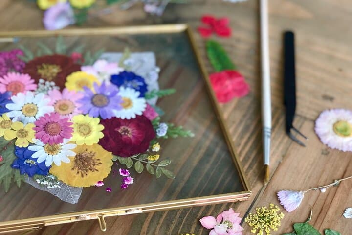 Pressed Flower Art Workshop in San Jose — Hands-On Framed Floral Keepsakes