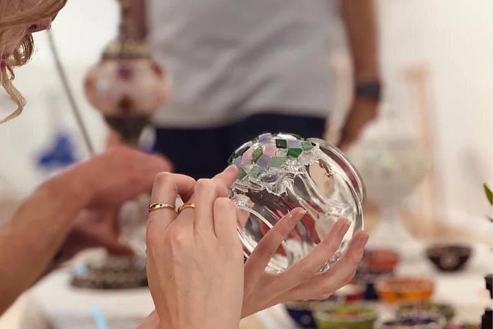 San Jose Turkish Mosaic Lamp Workshop — Create Your Own Anatolian Mosaic Lamp photo 6