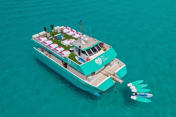 Ibiza to Formentera Catamaran Cruise: Snorkel, Paella & Open Bar Day Trip photo 1