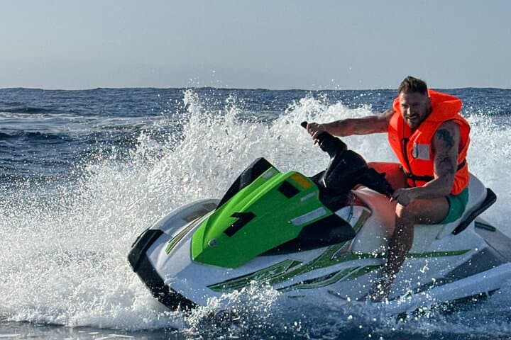Turbo Jet Ski Along Tenerife South: 1-Hour Coastal Ride from Las Galletas