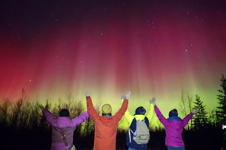 Intimate Aurora Cabin Experience Near Yellowknife — Cozy Midnight Aurora Tour photo 6
