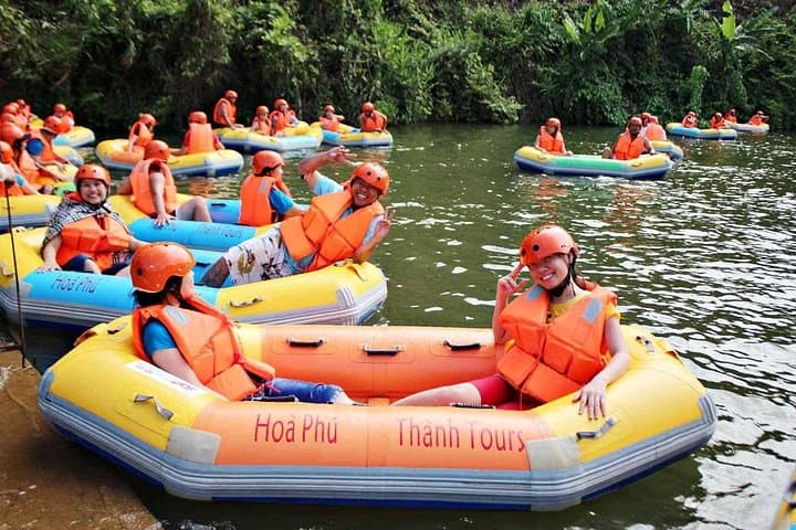 Da Nang Rafting & 300m Zipline Adventure — River Rapids, Hilltop Flight & Local Lunch photo 3
