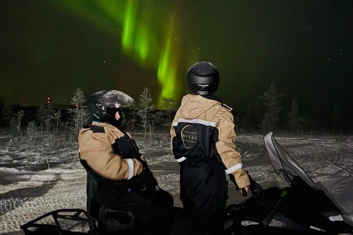 Arctic Aurora Chase by Snowmobile — Rovaniemi Night Safari for Northern Lights photo 3