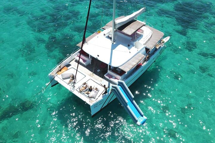 Phi Phi & Maiton Sunset Speed Catamaran: Water Slide, Snorkel & Maya Bay Day Cruise from Phuket