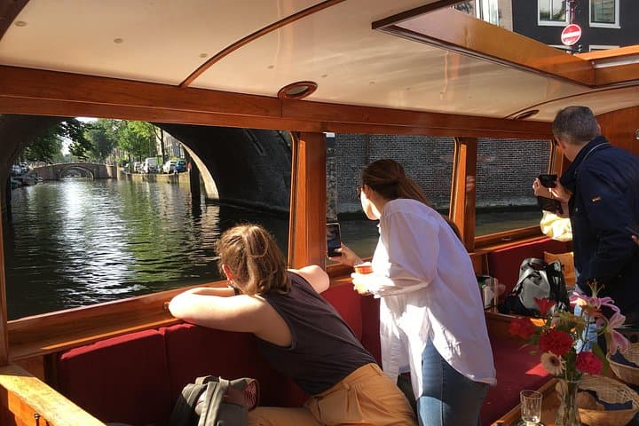 Early Morning Amsterdam Canal Cruise on a 1928 Royal Saloon Boat photo 2