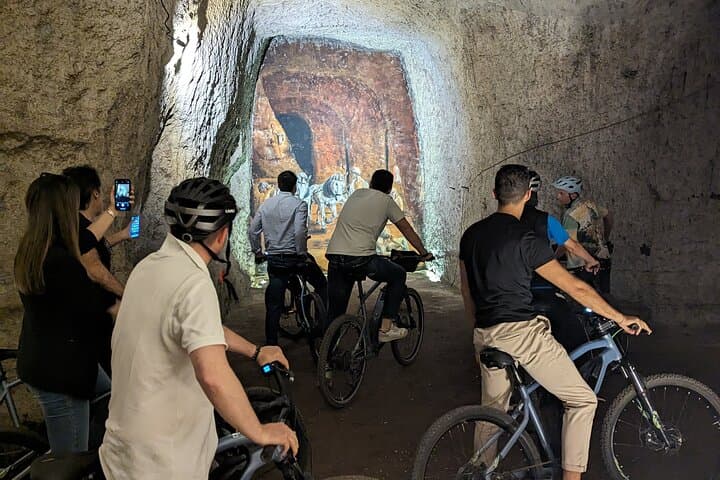 Appia Antica E‑Bike Tour & Roman Quarry Underground Visit — Rome Cycling Experience