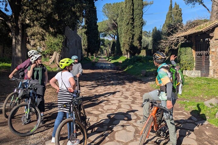 Appia Antica E‑Bike Tour & Roman Quarry Underground Visit — Rome Cycling Experience photo 2