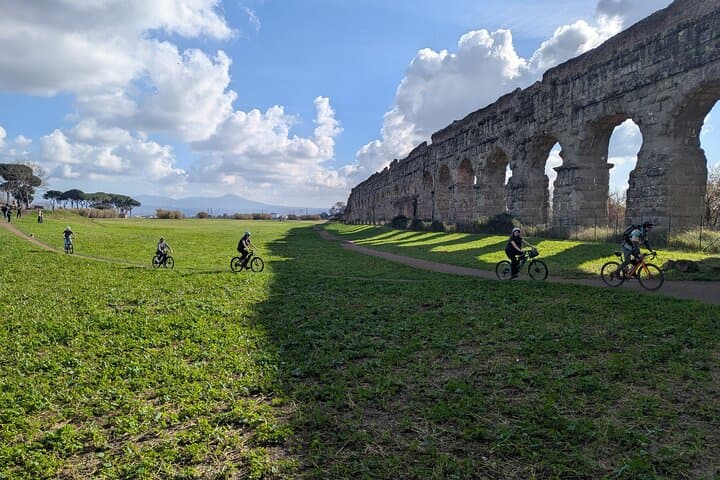 Appia Antica E‑Bike Tour & Roman Quarry Underground Visit — Rome Cycling Experience photo 3