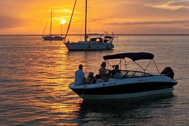 Miami Lights Private Nighttime Boat Tour — Biscayne Bay Sunset & Night Cruise