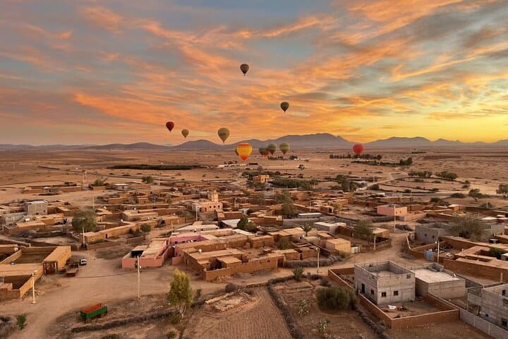 Sunrise Balloon Flight Over Marrakech — Berber Breakfast & Camel Ride