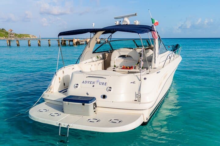 Isla Mujeres by SeaRay 43ft: Snorkel Reefs, Paddleboards & North Beach Stops photo 3