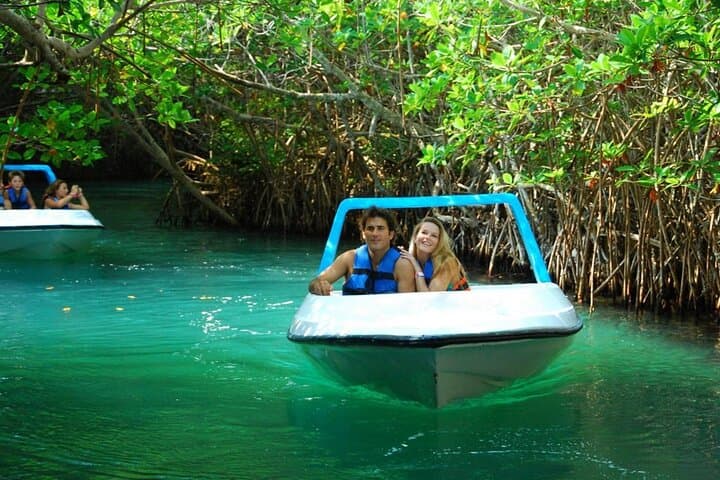Captain Your Own Speedboat Through Cancun's Nichupte Lagoon and Snorkel Caribbean Reefs photo 3