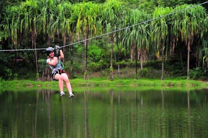 Kanchanaburi Tree Top Adventure: 40-Obstacle Zipline & Canopy Course