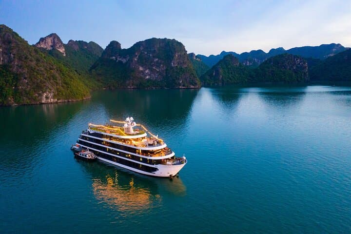 Luxury 2-Day Ha Long & Lan Ha Bay Cruise from Hanoi — Balcony Cabin, Kayaking & Jacuzzi