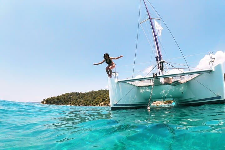 Private Catamaran Cruise in Mallorca: Es Trenc, Llombards & Hidden Coves photo 6
