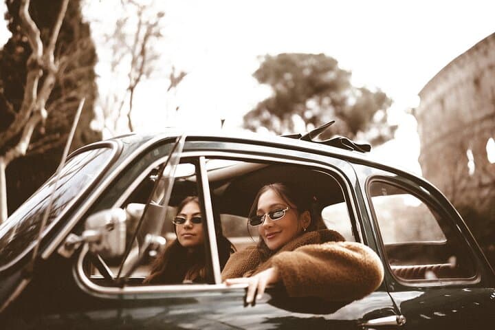 Rome Fiat 500 Vintage Car Tour & Photoshoot — Colosseum to Gianicolo (90 min) photo 4