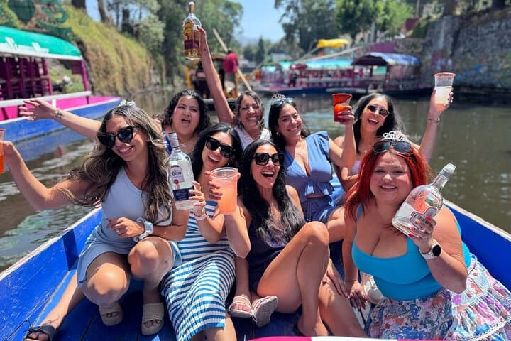 Xochimilco Trajinera Party: Unlimited Tequila, Mezcal & Traditional Canal Culture