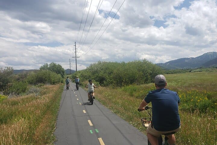 Park City Self-Guided Ebike Adventure with Local Site Map and Food Coupons