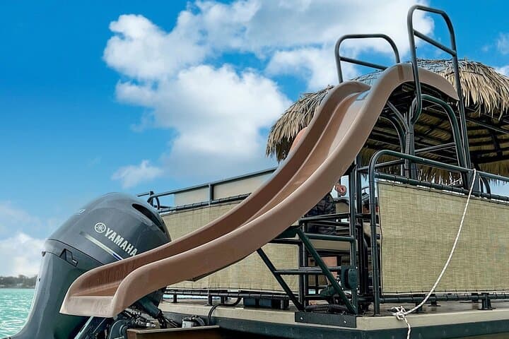 Crab Island Tiki Boat with Slide from Fort Walton Beach — 4-Hour Party Cruise photo 2