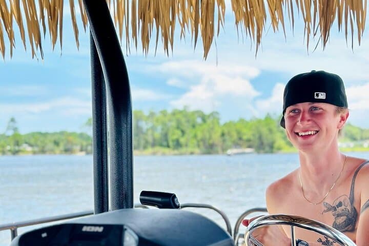 Crab Island Tiki Boat with Slide from Fort Walton Beach — 4-Hour Party Cruise photo 5