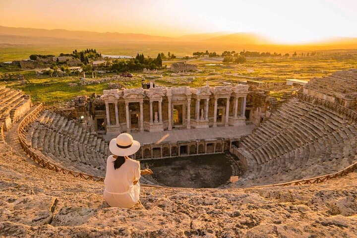 Pamukkale Hierapolis Day Tour from Antalya: Travertines, Ruins & Cleopatra's Pool photo 2