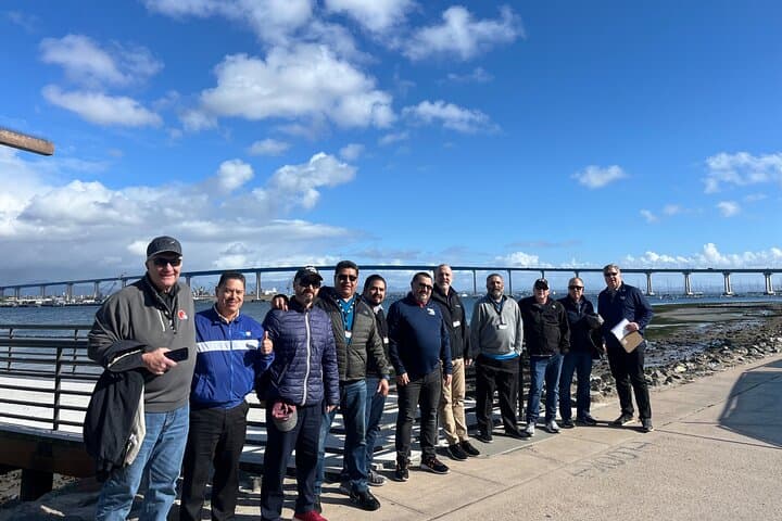 San Diego Embarcadero Walking Tour: Waterfront History, Rady Shell & USS Midway Views