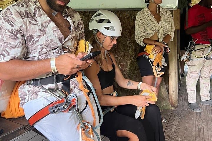 Dunns River Falls & Zipline Adventure from Kingston — Climb, Zip and Beach in Ocho Rios photo 2