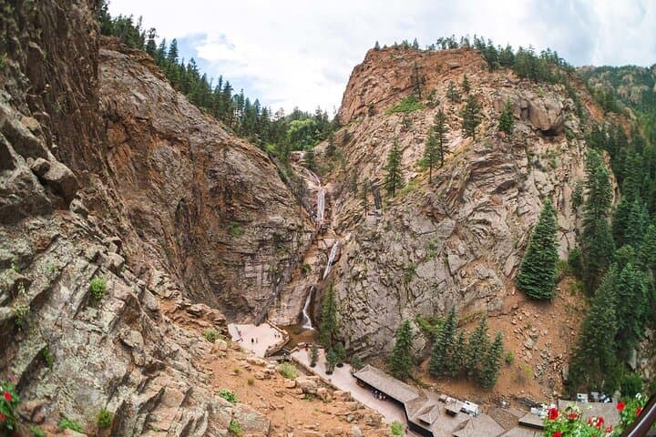Seven Falls and Garden of the Gods Day Tour — Colorado Springs Waterfalls & Red Rocks