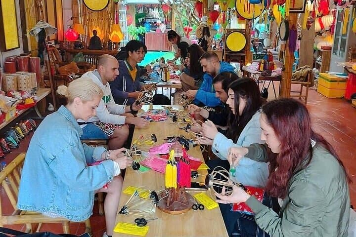 Hoi An Basket Boat Tour & Traditional Craft Classes — Lanterns, Fans and Calligraphy photo 6